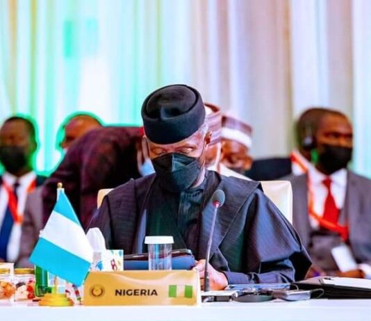VP Osinbajo to represent Nigeria at 3rd ECOWAS Extraordinary Summit in Accra on political situation in Guinea, Mali