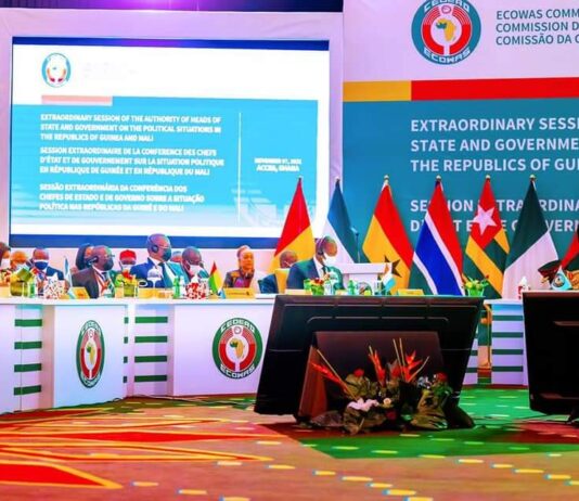 ECOWAS imposes sanctions on Mali, maintains measures against military takeover in Guinea