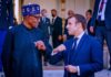 President Buhari assures France of cooperation to dismantle International Criminal Networks