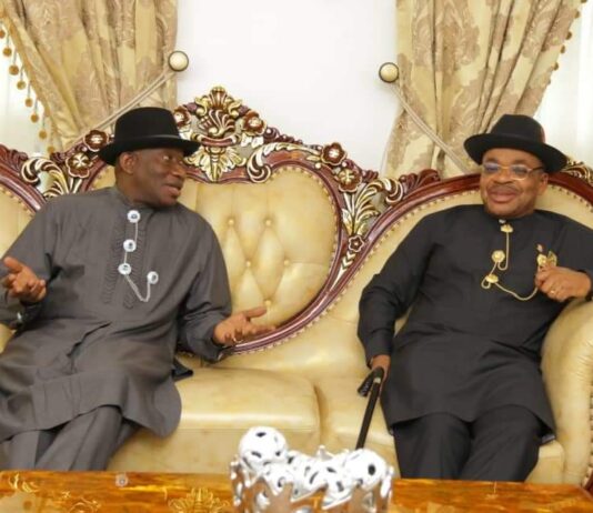 Ex-President Jonathan lauds Gov. Emmanuel on development