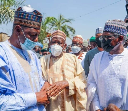Zulum, Shettima lead Borno’s delegation to Sani Dangote’s funeral