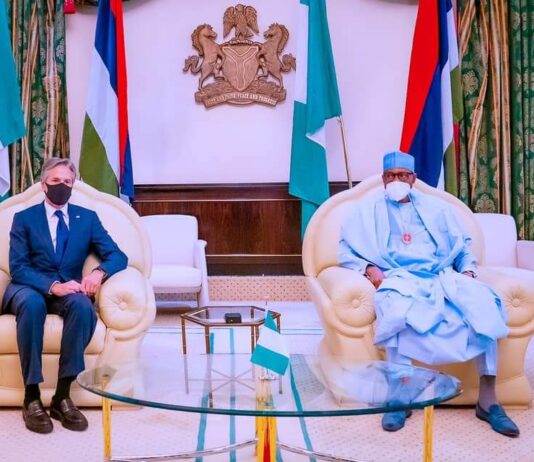 #EndSARS Probe Panel Report: We wait for the States, President Buhari tells Blinken, American Secretary of State