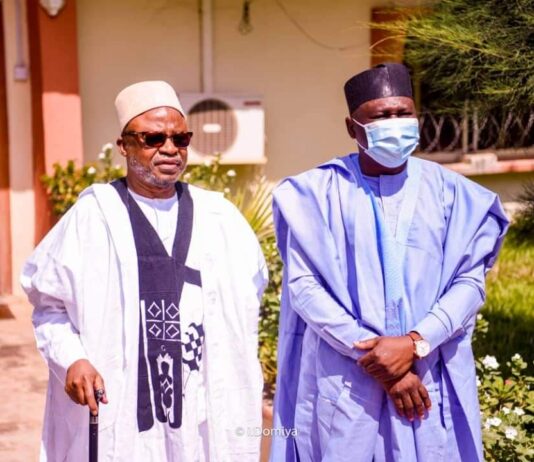 Gov.Fintiri visits Lamido Adamawa