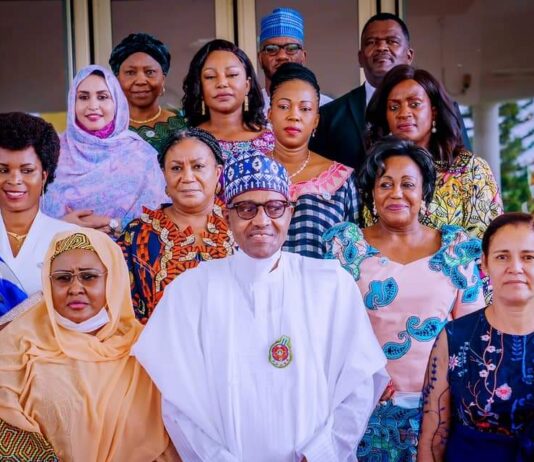 President Buhari to African First Ladies: How women can contribute to a peaceful society
