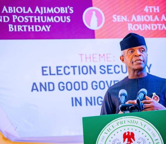 We must ensure electorate’s right of free choice, its violation undermines democracy – Osinbajo