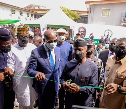 Osinbajo, Obaseki lay foundation for 20-hectare Edo Tech Park, inaugurate shared facility for MSMEs