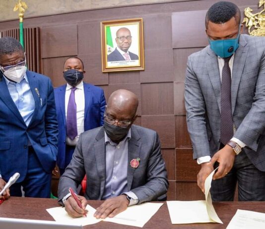Obaseki signs N222.6bn 2022 appropriation bill into law