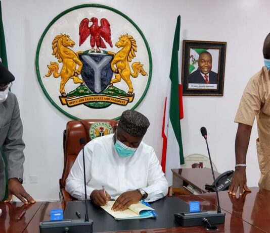 Gov. Ugwuanyi signs N186.64 billion 2022 budget into law