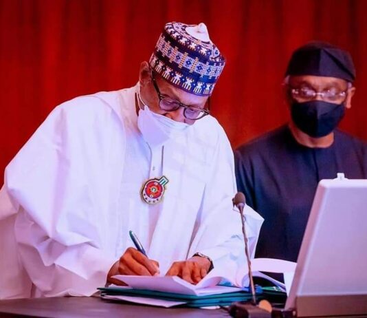 President Buhari signs N17.127 trillion 2022 budget into law