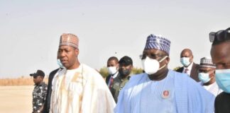 Zulum joins dignitaries at Azare for wedding of Education Minister’s daughter