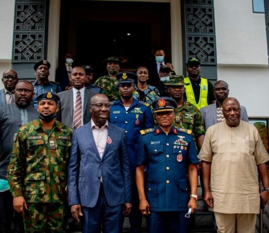 Obaseki seeks military support to protect Edo forests, hails security agencies