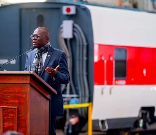 Lagos acquires new two sets 10-cars intra-city metropolitan trains for red line rail project