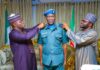Governor Yahaya Bello Decorates Escort Commander, Abdullahi