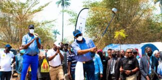 Gov Akeredolu tees off crosscreek inaugural tournament in Ilado