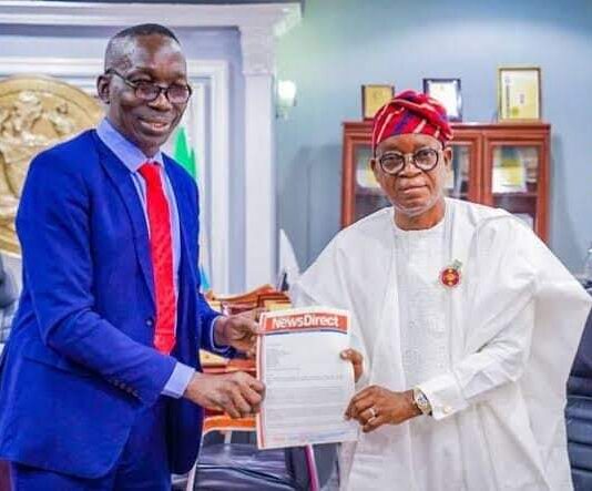 Oyetola is Nigerian NewsDirect Newspaper’s Man, Best Gov of the year