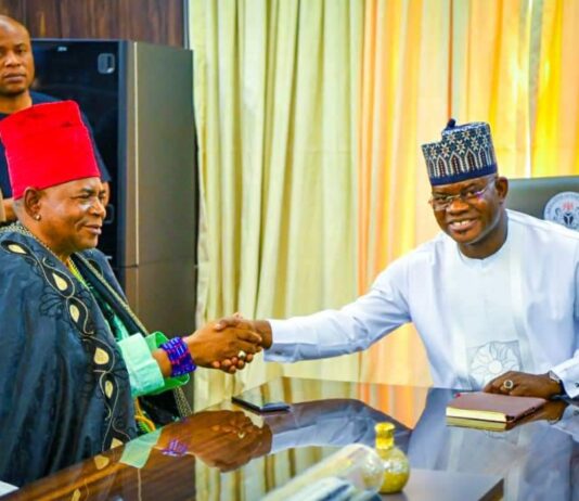 Your ascension is divine, not human interference – Gov. Bello to Attah Igala –designate