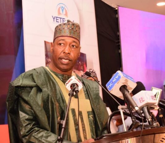 Yobe’s fund-raiser: Borno donates N115m as Zulum attends
