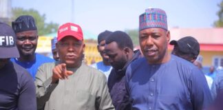 Two days in Gamboru: Zulum, Shettima share food, cash to 60,803 returnees