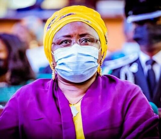 Aisha Buhari Visits Senate To Witness Laying Of Constitution Review Report