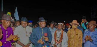 Jubilation As Jonathan Inaugurates Historic Nembe, Elebele Bridges