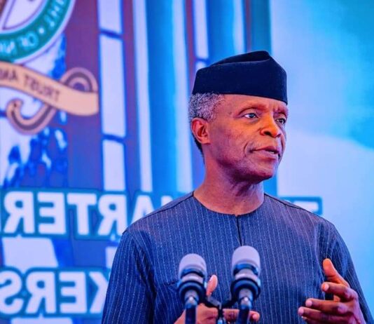 Nigerians have the same desire for a greater country both at home, abroad – Osinbajo