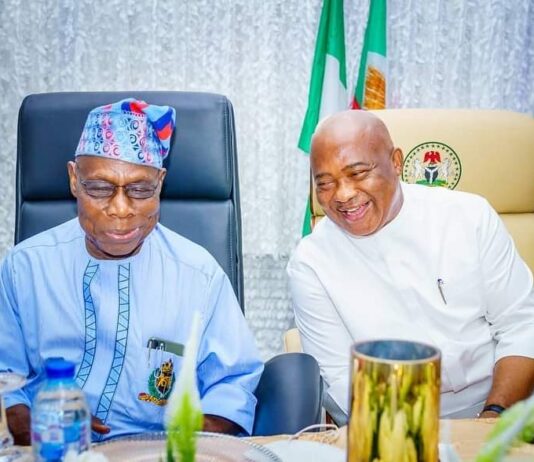 Obasanjo commends Gov. Uzodimma on developmental strides