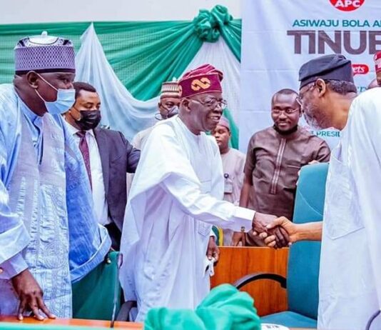 2023: Tinubu visits Reps’ APC caucus, gets endorsement