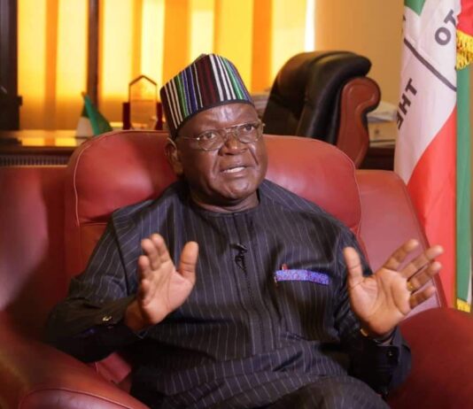 Zoning: We did not throw open presidential ticket – Ortom