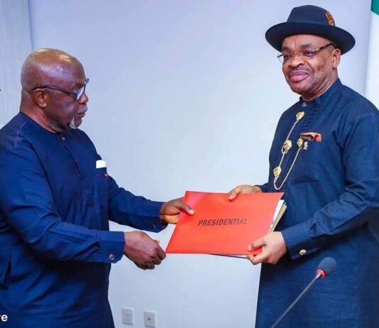 Governor Emmanuel of Akwa Ibom joins presidential race, receives PDP nomination forms from Human Rights Radio