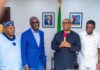 2023: Obaseki receives Peter Obi, says PDP must embrace equity, fairness