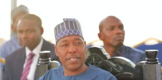 Flood: Zulum in Damboa, shares N172m, food to 30,436 residents
