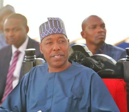Flood: Zulum in Damboa, shares N172m, food to 30,436 residents