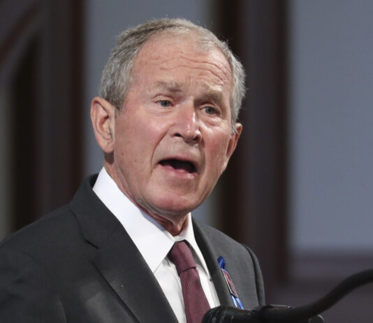 Former U.S. President George Bush calls Ukraine invasion ‘unjustified’
