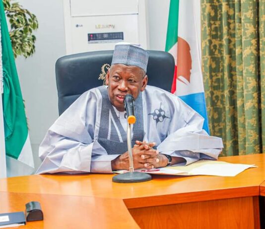 Ganduje bans hoisting of banners, posters during Eid Prayers, Sallah festivities