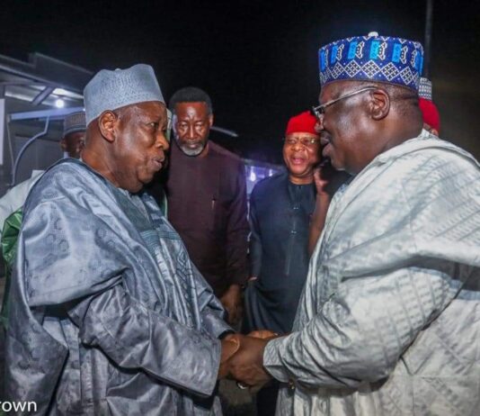 Gov Ganduje assures Lawan of “full cooperation” over presidential bid