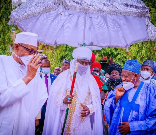 President Buhari meets victims of Kano explosion, expresses sorrow