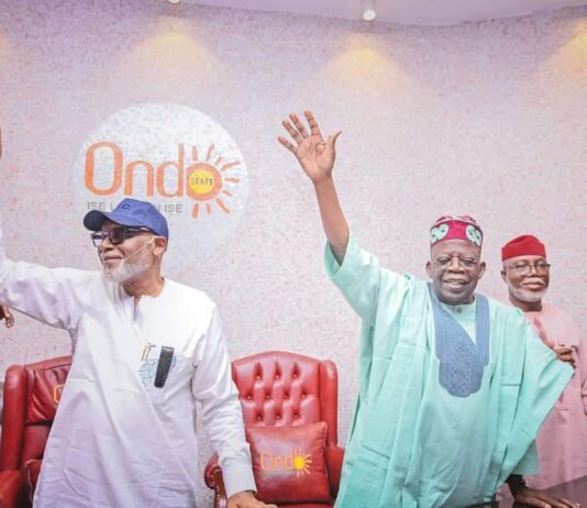 2023: Your reach is uncommon, Gov Akeredolu tells Tinubu