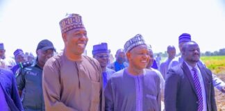Damasak: Bagudu, Zulum tour Borno’s 3,000-hectare rice farm