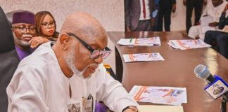 HOCOS: Gov Akeredolu flags off distribution of newly digitised C-of-O