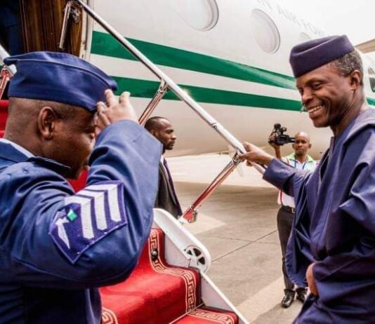 Osinbajo leaves for Africa CEO Forum in Abidjan