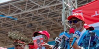 Ekiti Guber Poll: Gov Akeredolu canvasses vote for Oyebanji, urges Ekiti to align with govt at the centre