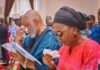 Owo Attack: Gov Akeredolu weeps at funeral for slain victims