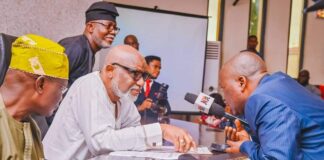 We are committed to delivery of good governance for improved Human Capital Development – Akeredolu