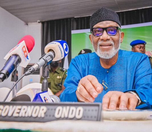 Gov Akeredolu attends 40th AGM of Odu’a Investment Company Limited