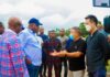 Gov. Diri inspects on-going projects, charges contractor to speed up work