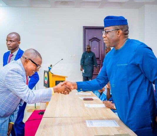 Governor Fayemi charges new HOS, Agbede to build a 21st century public service