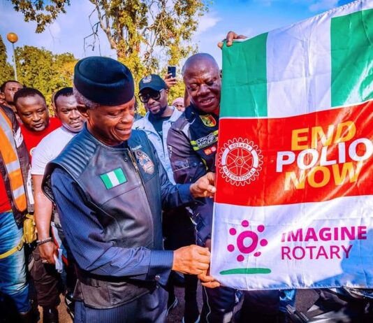 You have made us proud, Osinbajo tells diaspora biker, Adeyanju