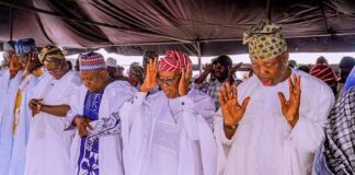 Eid-el-Kabir: Oyetola sues for continued peace, urges political gladiators to play according to rules