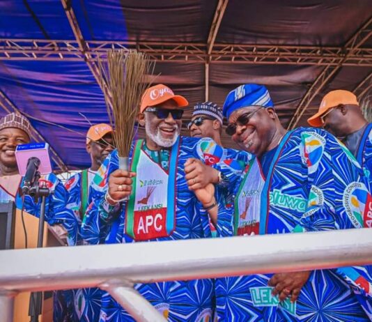 Osun Election: Gov Akeredolu, Asiwaju Tinubu, others campaign for Oyetola