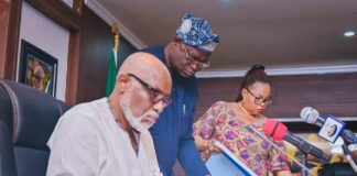 Gov Akeredolu signs first amendment to Amotekun law